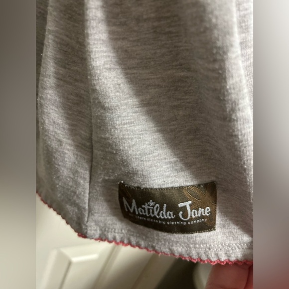 Matilda Jane MJC Candid Smiles Peplum Hoodie Jacket Size 8 - Picture 4 of 6